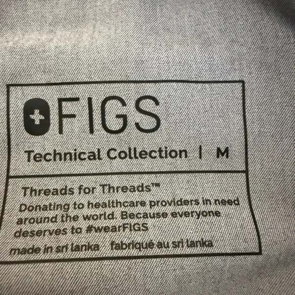 FIGS Tansen Jogger Scrub Pants Mens M 30x30 Graphite Gray Uniform Medical Doctor - Picture 2 of 8